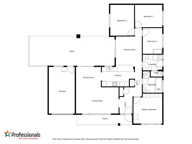 Floorplan of Homely house listing, 77 Parkin Street, Rockingham WA 6168