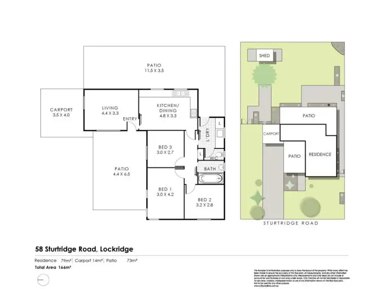Floorplan of Homely house listing, 58 Sturtridge Road, Lockridge WA 6054
