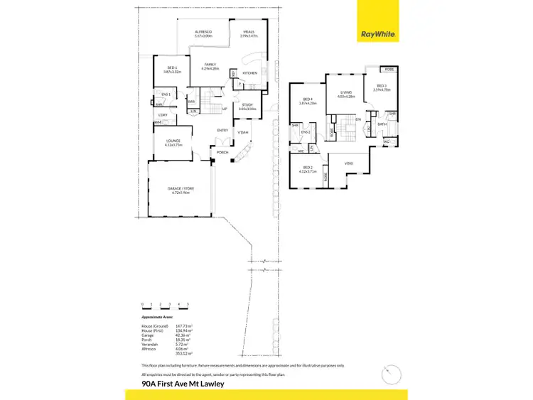 Floorplan of Homely house listing, 90A First Avenue, Mount Lawley WA 6050