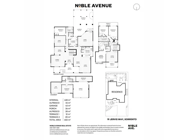 Floorplan of Homely house listing, 19 Jervis Way, Sorrento WA 6020