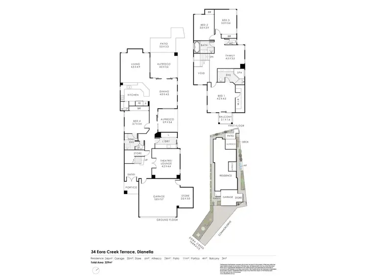 Floorplan of Homely house listing, 34 Eora Creek Terrace, Dianella WA 6059