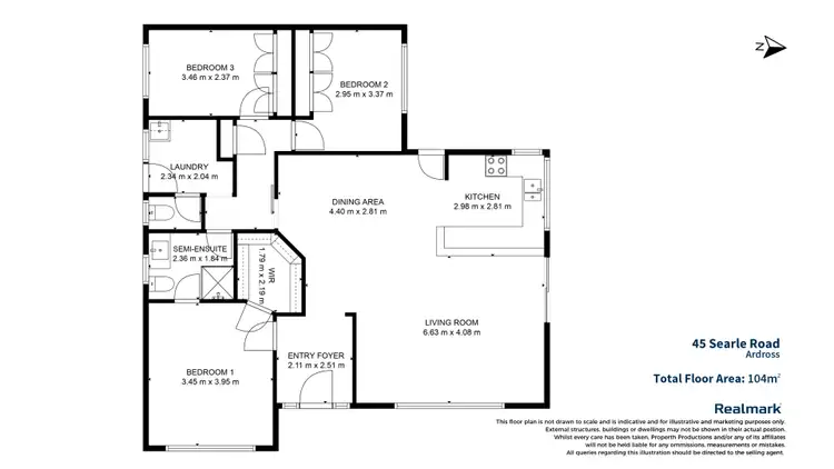 Floorplan of Homely house listing, 45 Searle Road, Ardross WA 6153