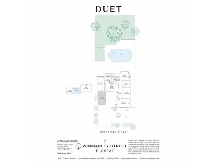 Floorplan of Homely house listing, 7 Winmarley Street, Floreat WA 6014