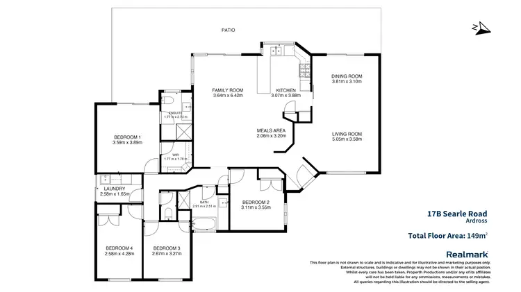 Floorplan of Homely house listing, 17B Searle Road, Ardross WA 6153