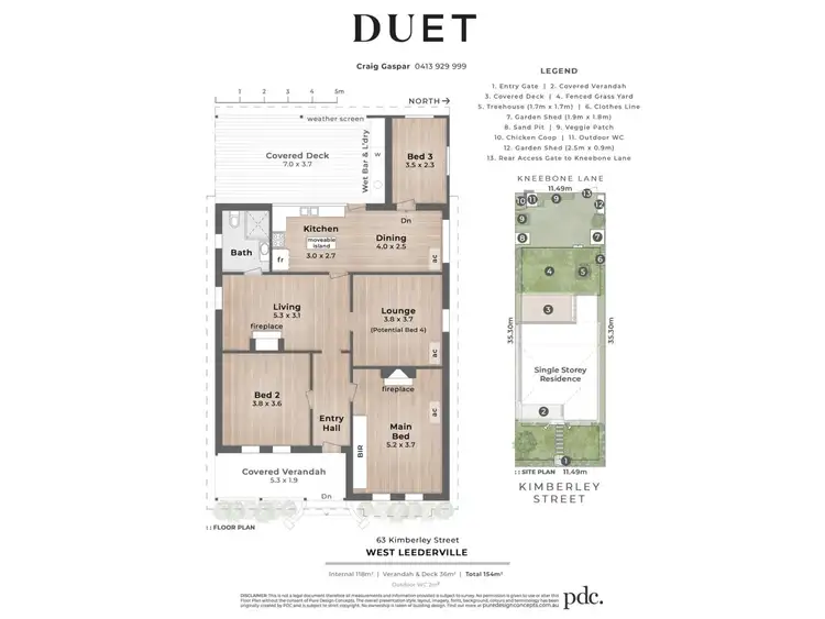 Floorplan of Homely house listing, 63 Kimberley Street, West Leederville WA 6007