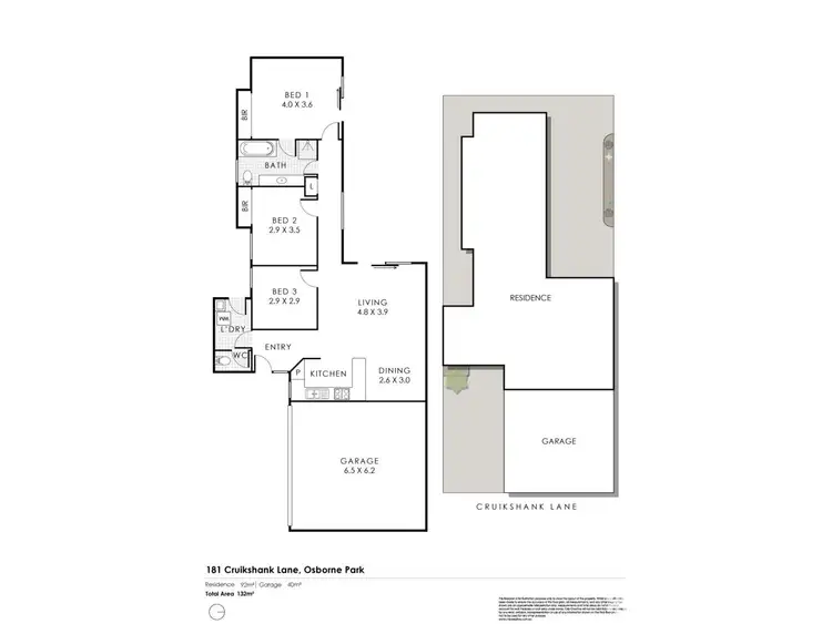 Floorplan of Homely villa listing, 181 Cruikshank Lane, Osborne Park WA 6017