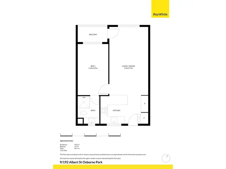 Floorplan of Homely unit listing, 9/192 Albert Street, Osborne Park WA 6017