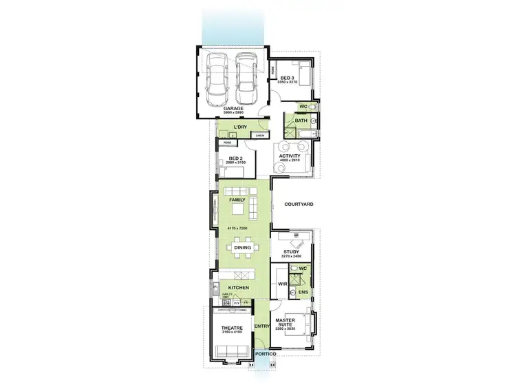 Floorplan of Homely house listing, 72 Aurea Boulevard, Golden Bay WA 6174