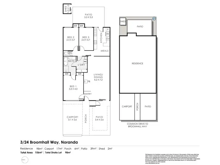 Floorplan of Homely house listing, 3/24 Broomhall Way, Noranda WA 6062