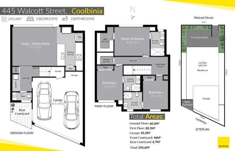Floorplan of Homely house listing, 445 Walcott Street, Coolbinia WA 6050