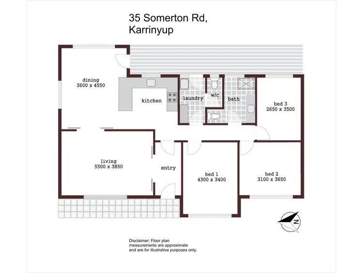 Floorplan of Homely house listing, 35 Somerton Road, Karrinyup WA 6018