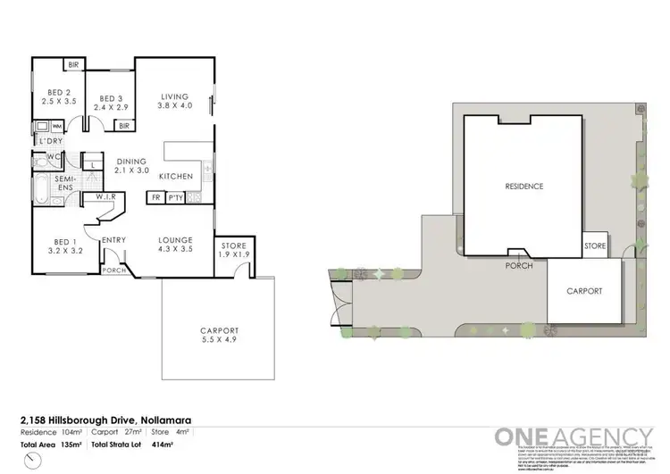 Floorplan of Homely house listing, 2/158 Hillsborough Drive, Nollamara WA 6061