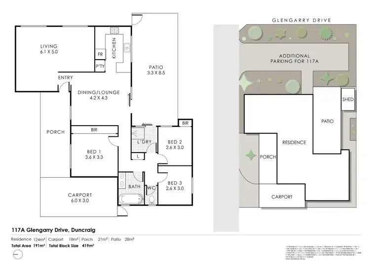 Floorplan of Homely house listing, 117A Glengarry Drive, Duncraig WA 6023