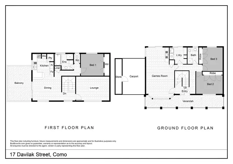 Floorplan of Homely house listing, 17 Davilak Street, Como WA 6152