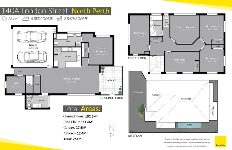 Floorplan of Homely house listing, 140A London Street, North Perth WA 6006