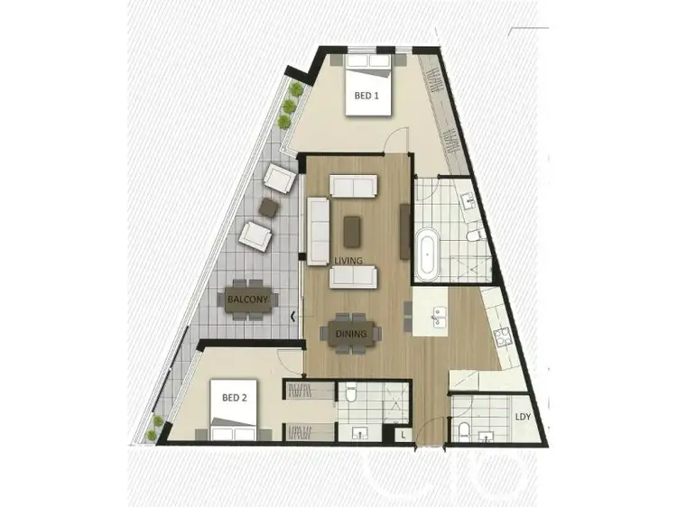 Floorplan of Homely apartment listing, 76/2 Milyarm rise, Swanbourne WA 6010