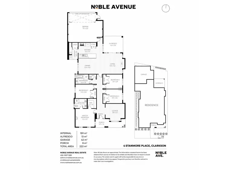 Floorplan of Homely house listing, 4 Stanmore Place, Clarkson WA 6030