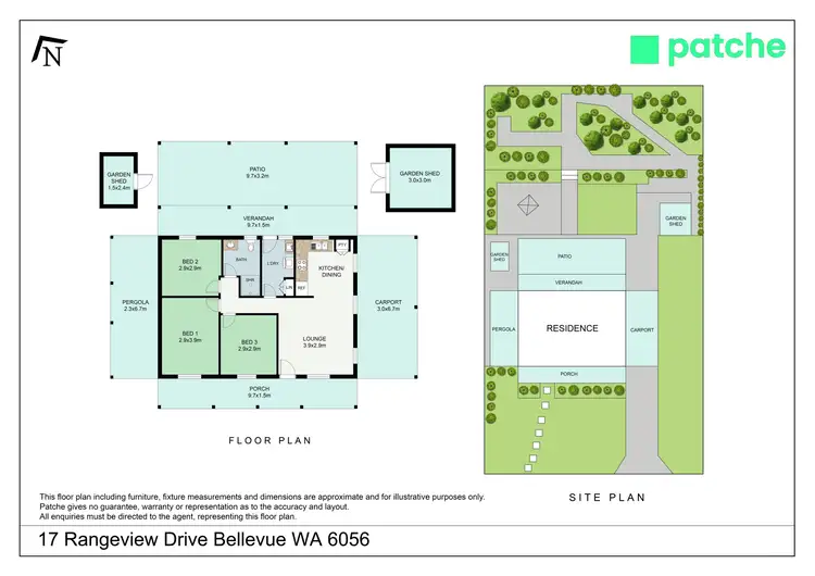 Floorplan of Homely house listing, 17 Rangeview Drive, Bellevue WA 6056