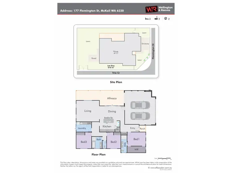 Floorplan of Homely house listing, 177 Flemington Street, Mckail WA 6330