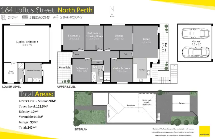 Floorplan of Homely house listing, 164 Loftus Street, North Perth WA 6006