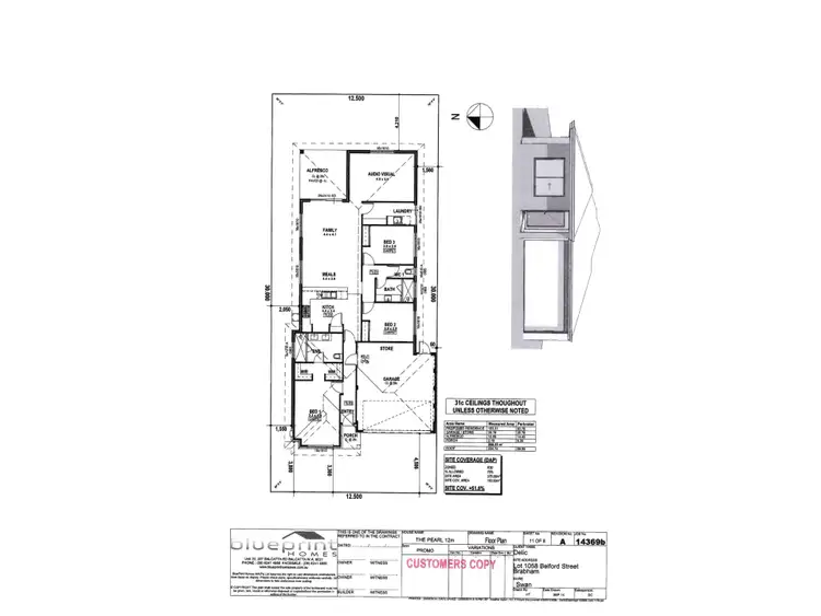 Floorplan of Homely house listing, 4 Belford Street, Brabham WA 6055