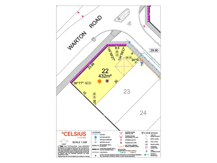 Floorplan of Homely land listing, 22 Southampton Drive, Piara Waters WA 6112