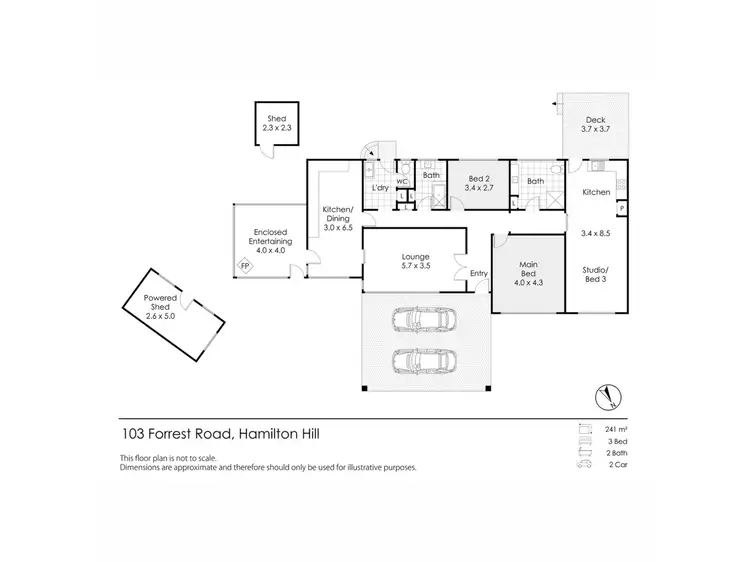 Floorplan of Homely house listing, 103 Forrest Road, Hamilton Hill WA 6163