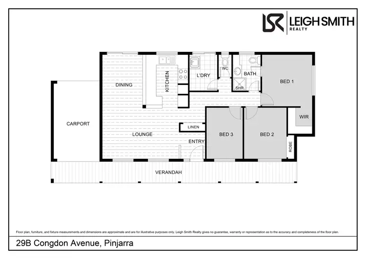 Floorplan of Homely house listing, 29B Congdon Avenue, Pinjarra WA 6208