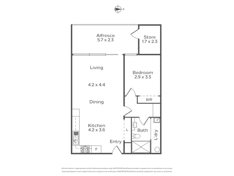 Floorplan of Homely apartment listing, 34/2 Burvill Drive, Floreat WA 6014