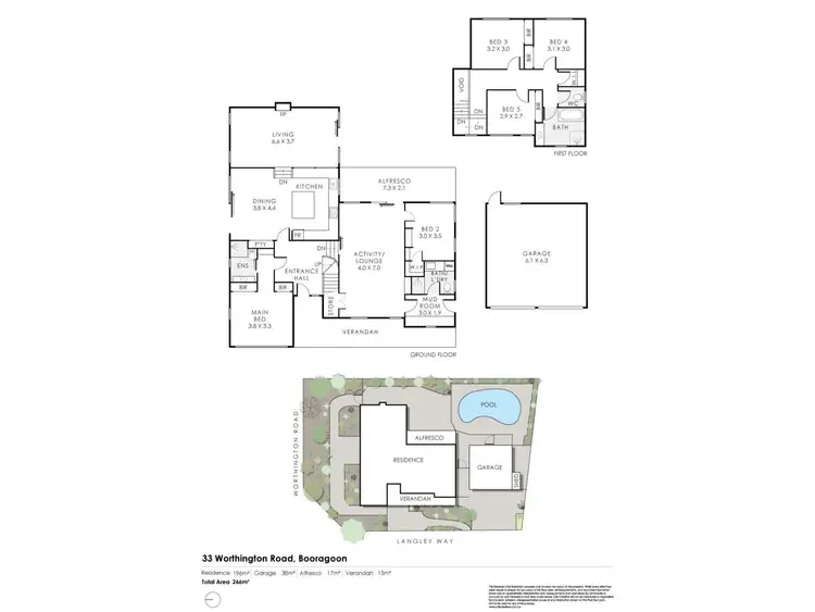 Floorplan of Homely house listing, 33 Worthington Road, Booragoon WA 6154