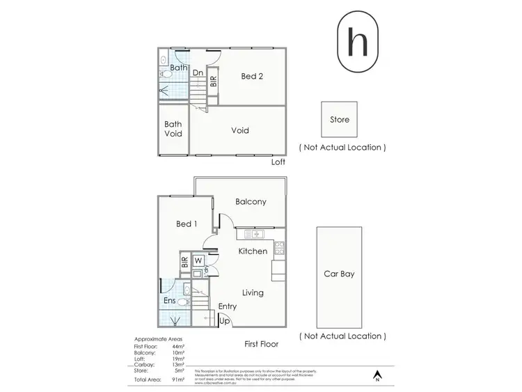 Floorplan of Homely apartment listing, 8/125 Fairway, Crawley WA 6009