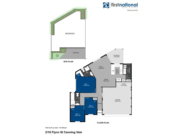 Floorplan of Homely house listing, 2/18 Flynn Street, Canning Vale WA 6155