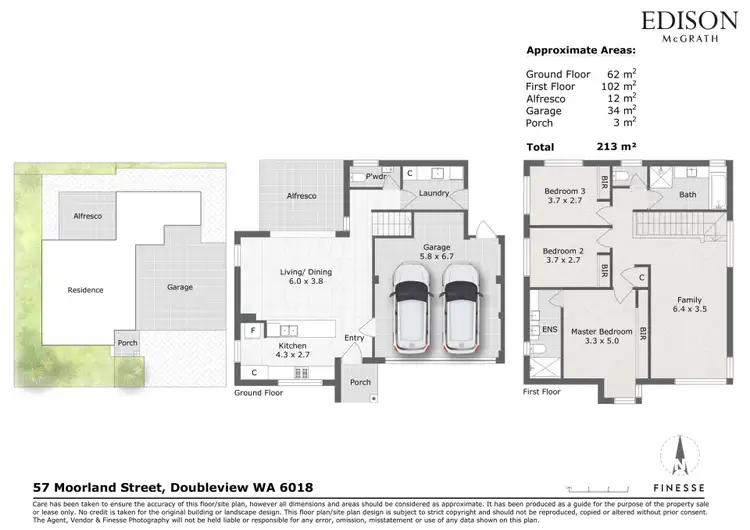 Floorplan of Homely house listing, 57 Moorland Street, Doubleview WA 6018