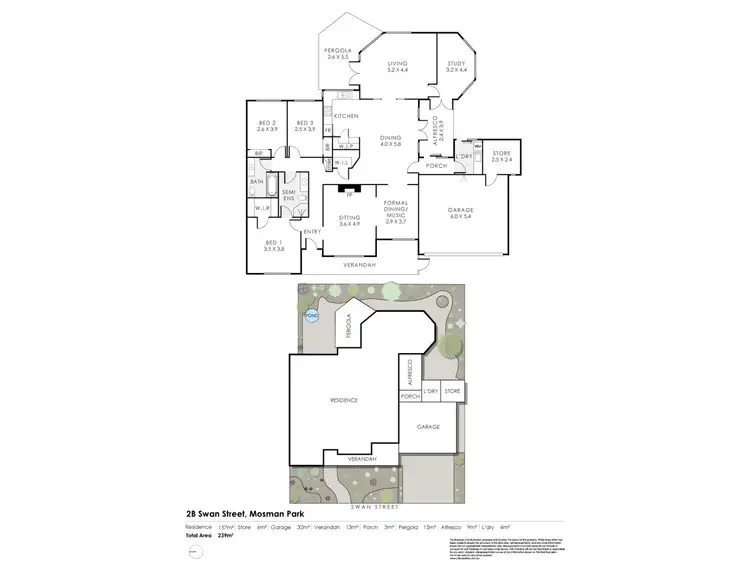 Floorplan of Homely house listing, 2B Swan Street, Mosman Park WA 6012