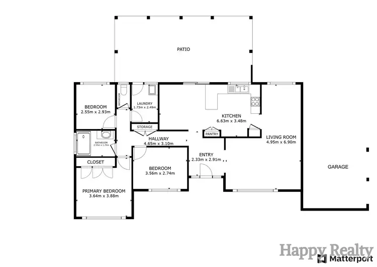Floorplan of Homely house listing, 15 Westerham Way, Huntingdale WA 6110