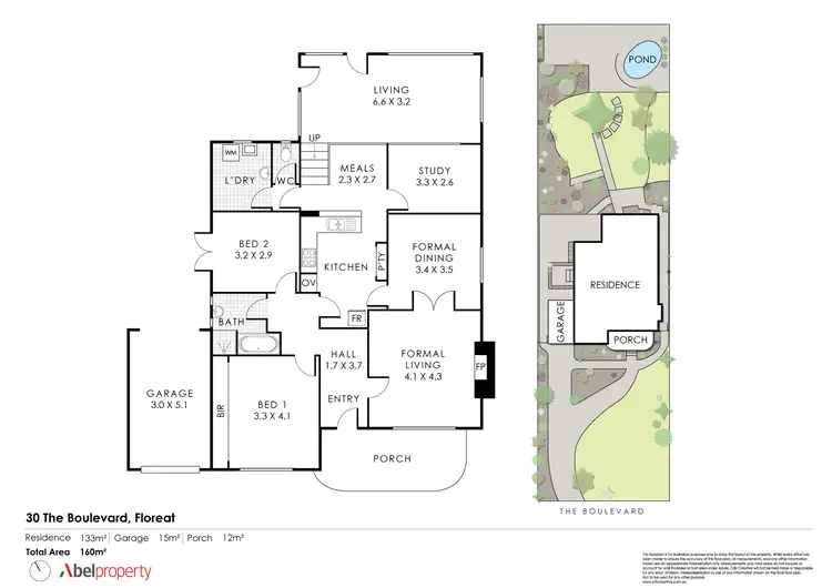 Floorplan of Homely house listing, 30 The Boulevard, Floreat WA 6014