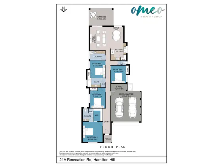 Floorplan of Homely house listing, 21A Recreation Road, Hamilton Hill WA 6163
