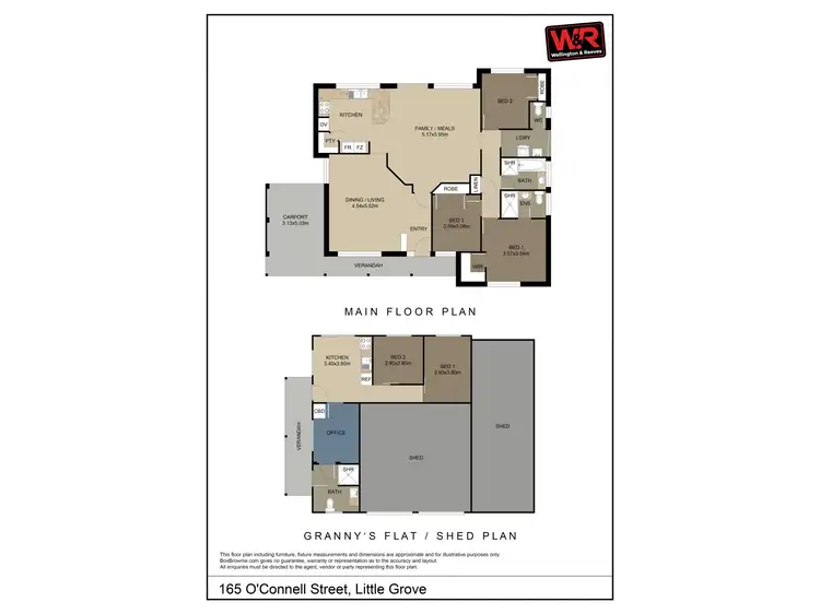 Floorplan of Homely house listing, 165 O'Connell Street, Little Grove WA 6330