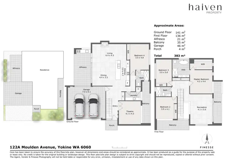 Floorplan of Homely house listing, 122A Moulden Avenue, Yokine WA 6060