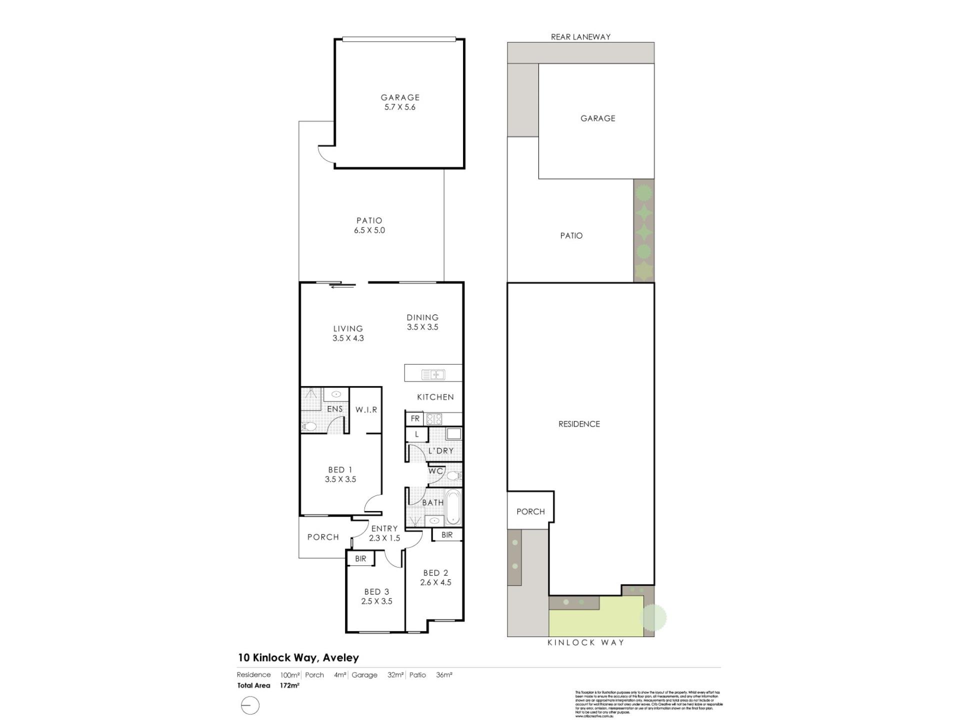 Floorplan of Homely house listing, 10 Kinlock Way, Aveley WA 6069