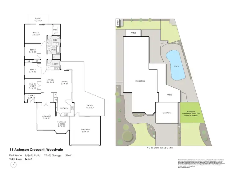 Floorplan of Homely house listing, 11 Acheson Crescent, Woodvale WA 6026