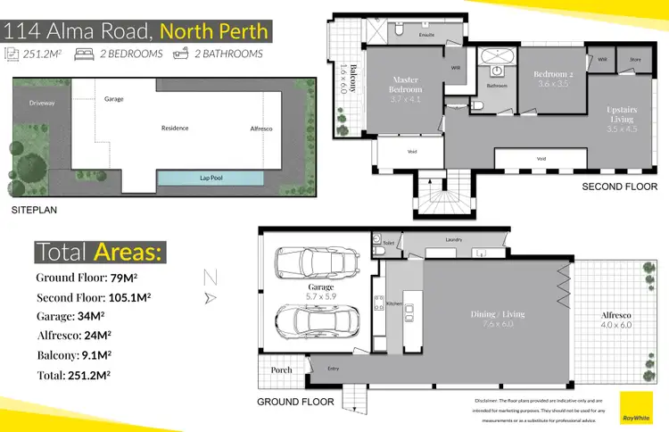 Floorplan of Homely house listing, 114 Alma Road, North Perth WA 6006