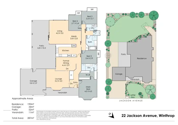 Floorplan of Homely house listing, 22 Jackson Avenue, Winthrop WA 6150