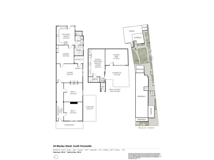Floorplan of Homely house listing, 24 Wesley Street, South Fremantle WA 6162
