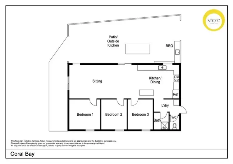Floorplan of Homely house listing, 21 Wahoo Court, Coral Bay WA 6701
