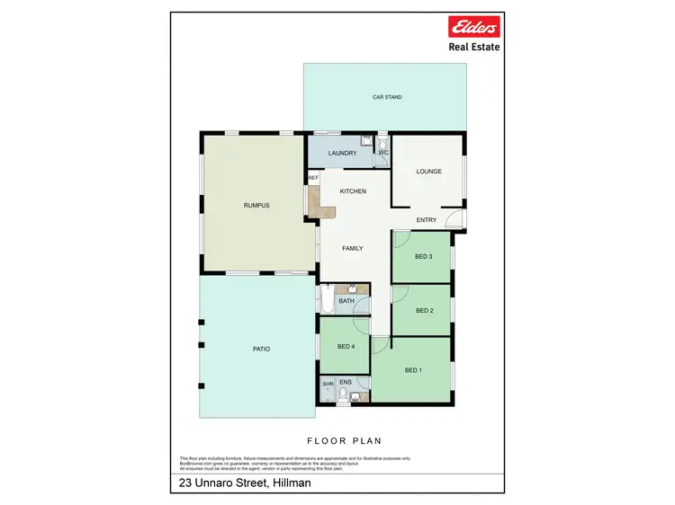 Floorplan of Homely house listing, 23 Unnaro Street, Hillman WA 6168