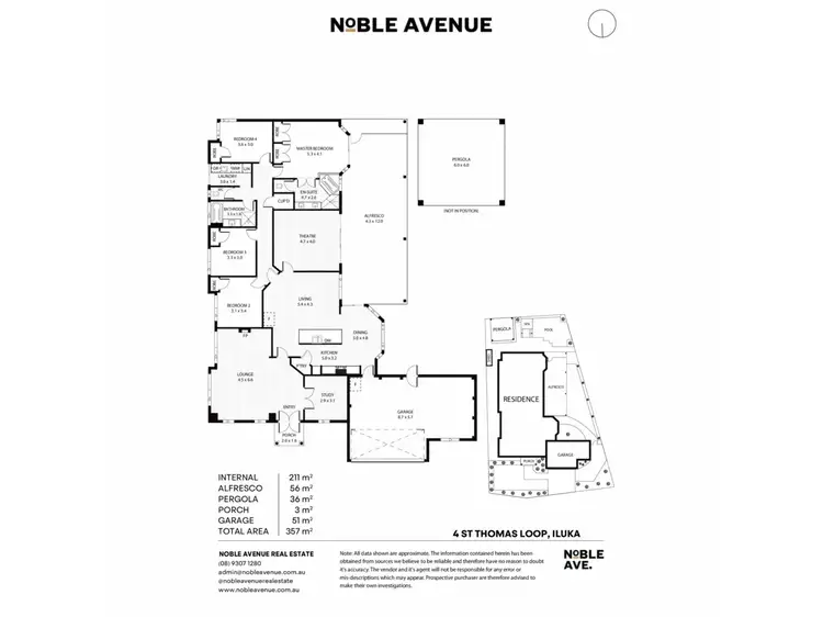 Floorplan of Homely house listing, 4 St Thomas Loop, Iluka WA 6028