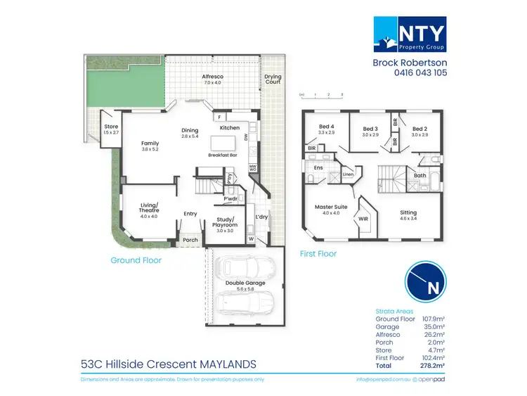Floorplan of Homely house listing, 53C Hillside Crescent, Maylands WA 6051