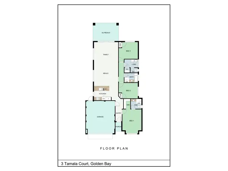 Floorplan of Homely house listing, 3 Tamala Court, Golden Bay WA 6174
