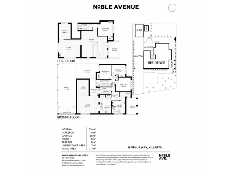 Floorplan of Homely house listing, 18 Venus Way, Hillarys WA 6025